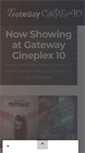 Mobile Screenshot of gatewaycineplex10.com
